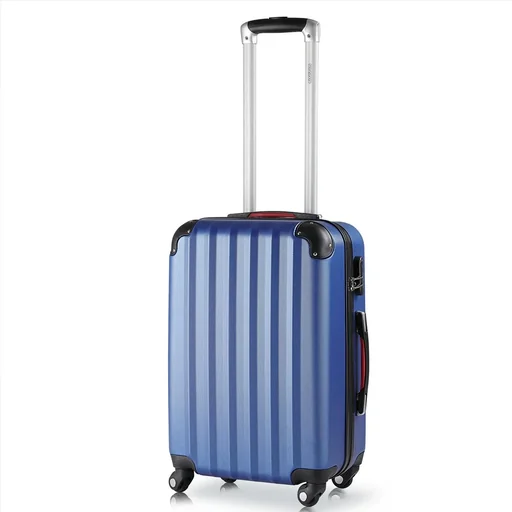 "Baseline L hard-shell suitcase navy blue image"