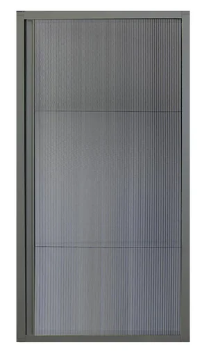 "Door pleated blind 100 x 215 cm, drill-free image"