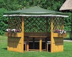 "Pavilion "Marburg" with furniture image"