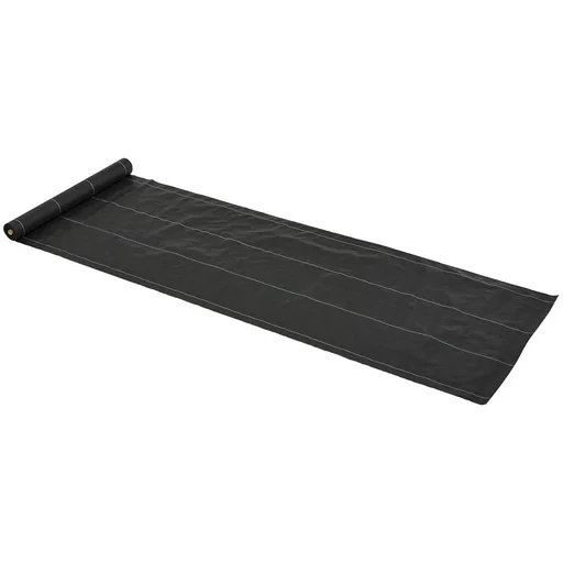 "Weed fleece anti-weed fabric ribbon fabric tear-resistant ground cover 100g/m² subsoil fabric with green partition walls wa image"