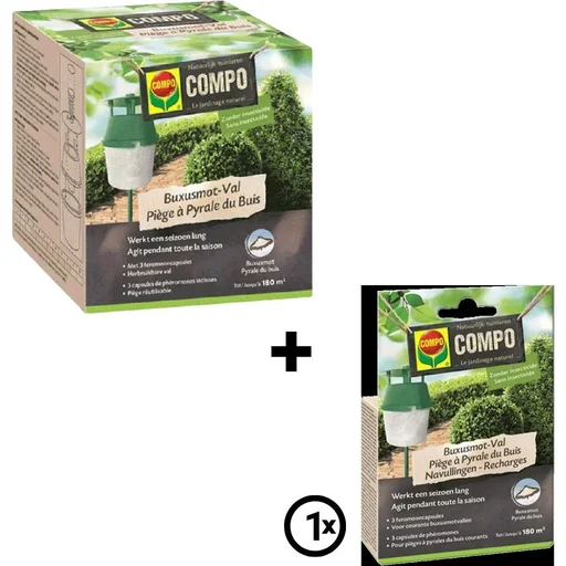 "BIO Buxus Moth Trap - 1 STUK - incl. Box Moth Trap Refill Pack 3 pieces image"