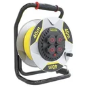 Professional cable reel with anti-twist device - Neoprene - 40 M - 3G2.5 - 4 sockets