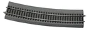 6 pieces curved track R10 with bedding, radius 888 mm, curve angle 15°