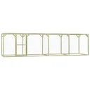 Chicken coop 1.5x6x1.5 m impregnated