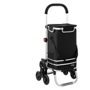 Shopping cart - stair climber - suitable for stairs - black