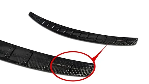 "Falcon loading sill protection Premium Line REAL CARBON, Mercedes C Class W205, Sedan, 2014-2018, FL 2018> image"