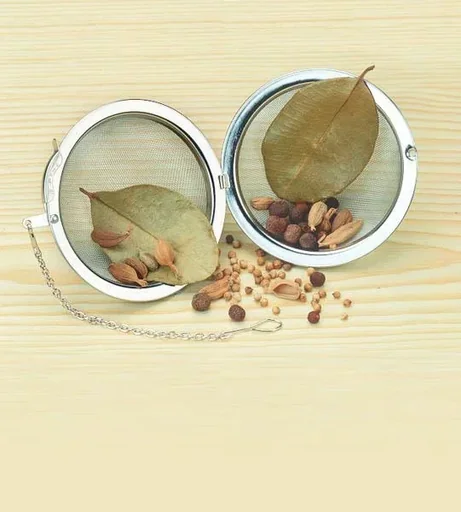 "Spice ball, tea strainer, stainless steel, 70 mm image"