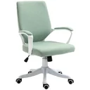 Office chair desk chair home office chair with rocker function backrest height adjustable thick padded ergonomic
