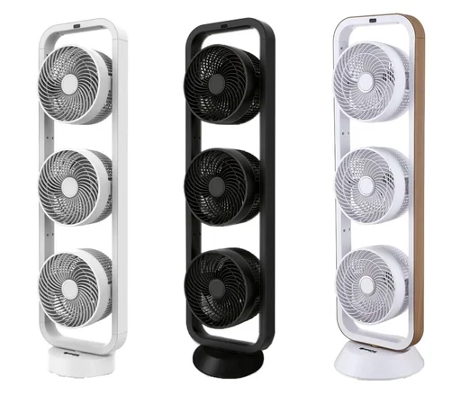 "Pedestal fan Vind 3 black image"