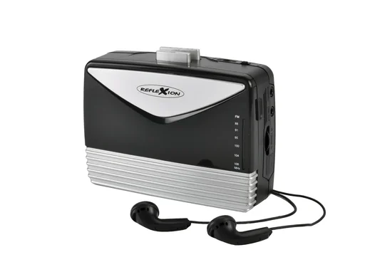"Portable cassette player image"