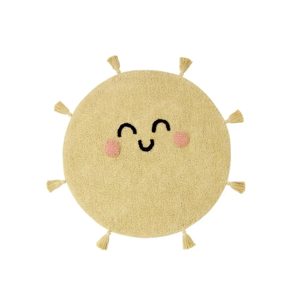 "Lorena Canals washable carpet "Mr. Wonderful" sun image"