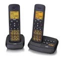 Cordless DECT phone with answering machine and additional handset