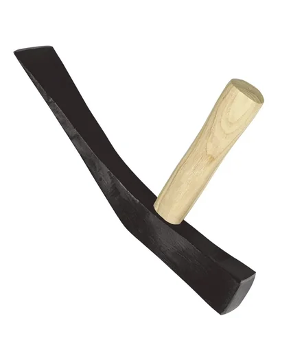 "SIEGER paving hammer 1,500 g, Rhenish style, wood and ring wedged, ash handle image"