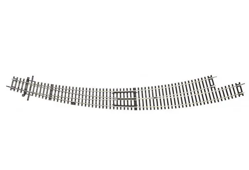 "Curved switch left BWl9/10 without drive, radius of the main track and the branch track 826.4 mm (R9), curve angle 30° image"