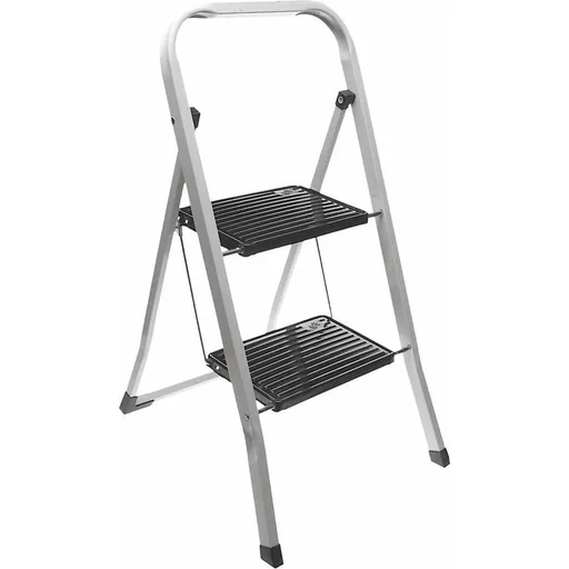 "Excellent Houseware Folding Kitchen Steps - 2 Steps - Up to 150kg - Metal image"