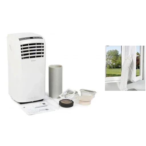 "Portable air conditioner with air hose and window seal kit - Splendid Dolceclima Compact 8 P - 8,000 BTU/h image"
