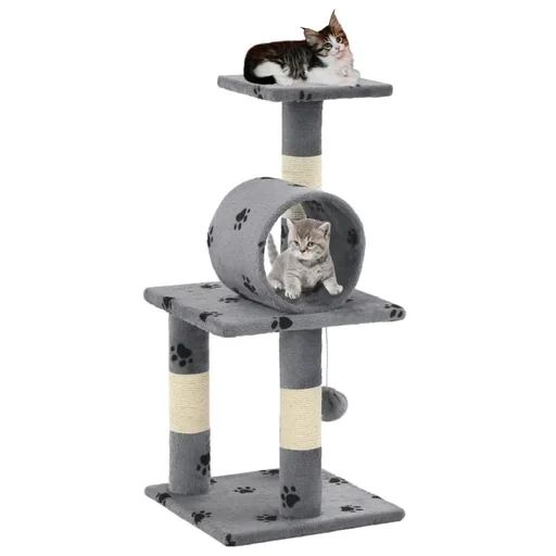 "Sisal scratching post 65 cm grey image"