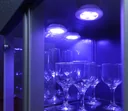 RGB LED light with remote control - set of 3