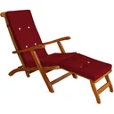 Lounger cushion red 173x43x6cm