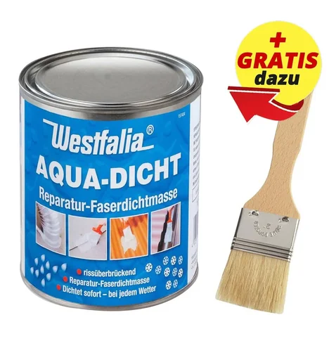 "Aqua Dicht "Transparent" + FREE 1 brush image"