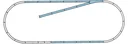 ROCO LINE track set B (tracks with bedding)