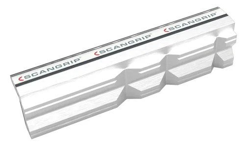 "Aluminum prism magnetic vice jaws 125 mm image"