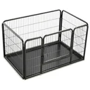 Puppy cage 125x80x70 cm steel