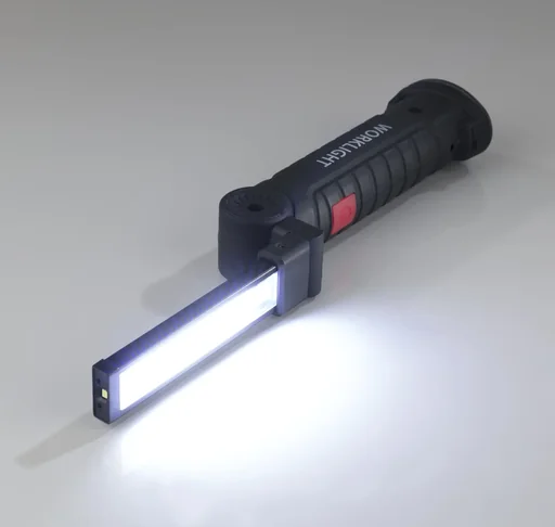 "Work light with swivel arm, rechargeable image"
