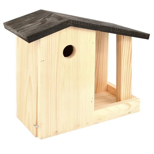 "2 in 1 - Nesting box and bird feeder image"