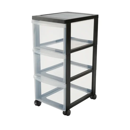 "Mobile container DC-304 with 3 high drawers image"