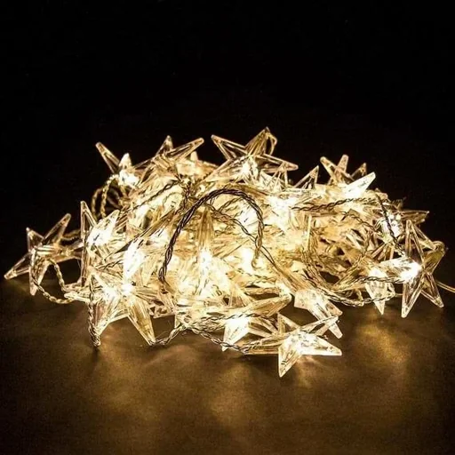 "Curtain light 50 LED - Stars image"