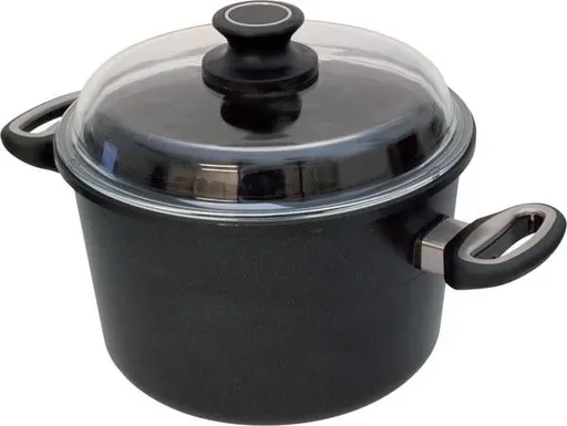 "Cooking pot with glass lid, 28 cm, 15 cm high, 9.5 liters image"