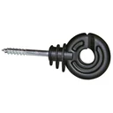 Ring Insulator Compact, Black Short Carrier, 120 pieces in a bucket