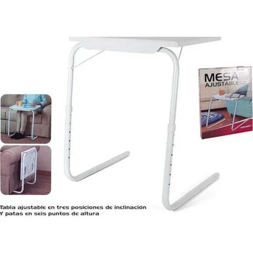 "Gerimport Multifunctional folding side table - 40x62x72 cm image"