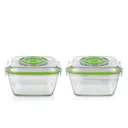 Glass vacuum container, 2 x 700ml, for vacuum pump 957306