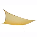 Sun sail (3x3m sand) rectangles HDPE - breathable