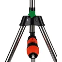 Lawn sprinkler irrigation with telescopic standard