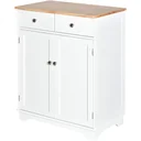 Cabinet with 2 drawers, white
