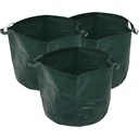 Set of 3 garden waste bags - 65 l each