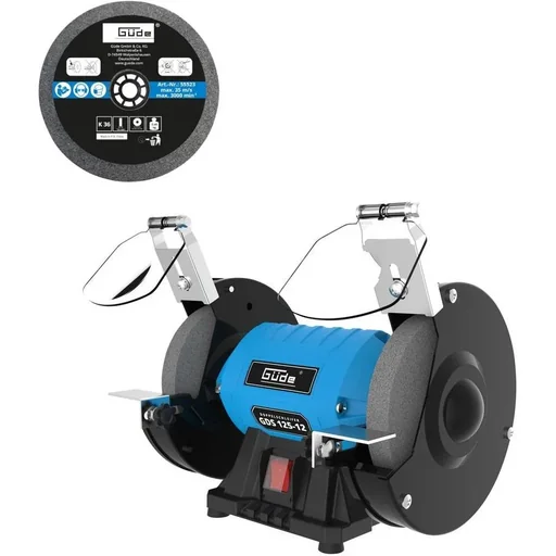 "Grinding machine double grinder GDS125-12 with additional grinding wheel 125x16x20 mm K36 image"