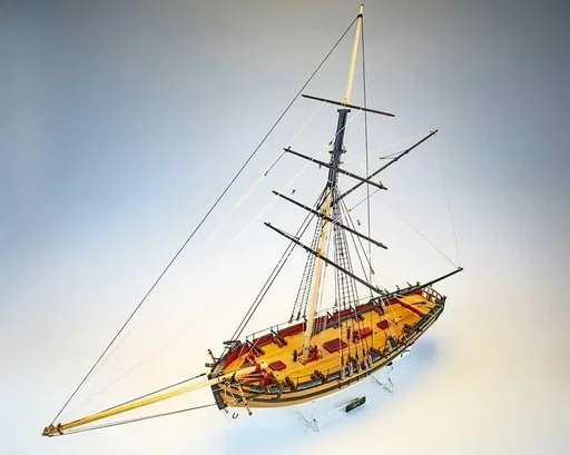 "HM Cutter Alert 1777 kit in 1:64 scale image"