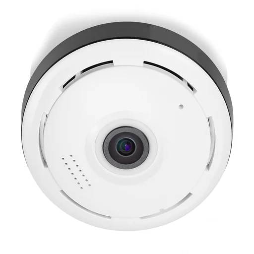 "HD IP camera with 360° pan function and night vision image"