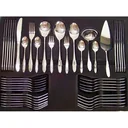 Excellent Houseware cutlery set for 6 people - 60 pieces - stainless steel