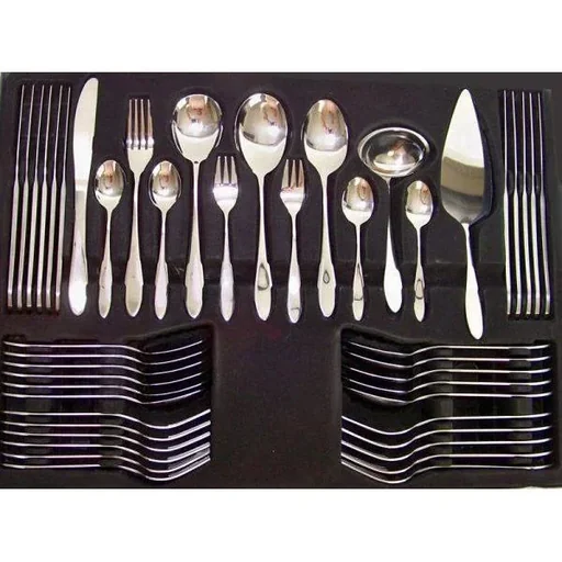 "Excellent Houseware cutlery set for 6 people - 60 pieces - stainless steel image"
