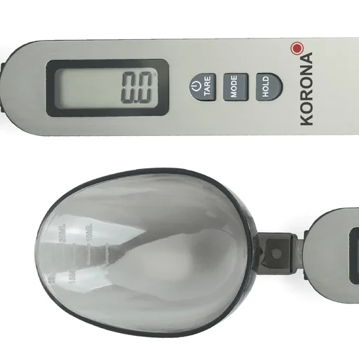 "Spoon scale "Eva", stainless steel, 3-part image"