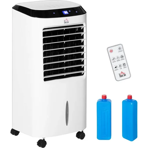"Mobile air conditioner with humidification water cooling air conditioner air cooler 8h timer remote control usage room 20 600W image"