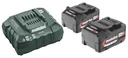 Basic set 2 x Li-Ion 4.0 Ah 18 V, charger ASC 55