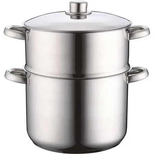 "Couscous Pan - Cooking Couscous - 12 L - Silver image"