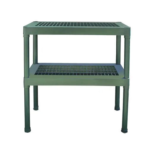 "Planting table with 2 levels for plastic greenhouses image"