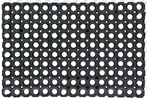 "Rubber ring mat 40 x 60 cm - Non-slip doormat image"